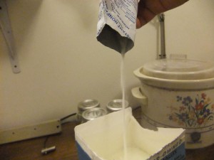 Add dry milk. Add dry milk.