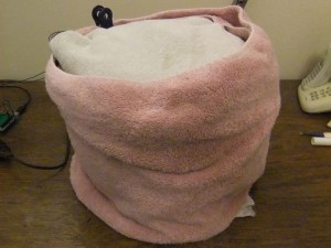 Cover & Insulate Cover the Crockpot and Insulate with Towels or Blankets